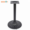 Piezas de muebles Cruz negra Pata de mesa de metal de hierro fundido para uso hotelero