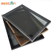 Puerta con marco de metal negro con vidrio para gabinete, diseño de elemento de armario, muebles de roble, perfil de aluminio alto rústico para armario, puertas dobles de rebote con bisagras
