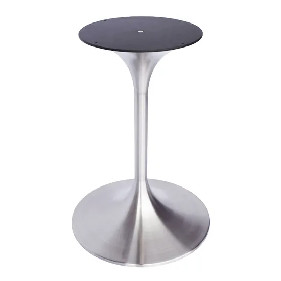 Base de mesa de tulipán/base de mesa de metal resistente a arañazos de acero inoxidable 316#