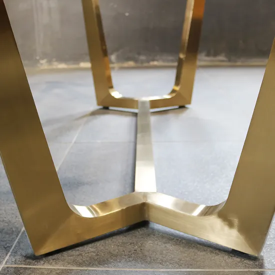 Pies de escritorio para restaurante, marco de mesa de comedor de acero inoxidable, metal, café Industrial