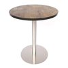 Base de mesa redonda de barra de acero inoxidable de fábrica de muebles modernos