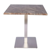 Accesorios para muebles Base de mesa de comedor de acero inoxidable moderna para vidrio
