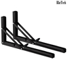 Soporte de estante plegable de metal decorativo de montaje en pared plegable ajustable de 18 '
