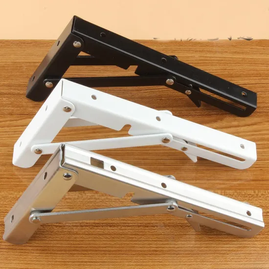 Soporte de estante plegable de metal para mesa de banco Soporte de bricolaje