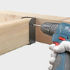Kit de soporte de madera y carpintería de acero y metal con soporte de base de esquina