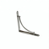 Soporte decorativo para estante de metal blanco
