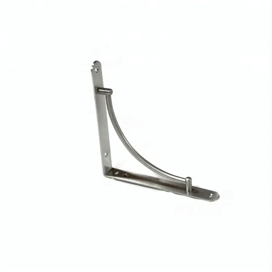 Soporte decorativo para estante de metal blanco