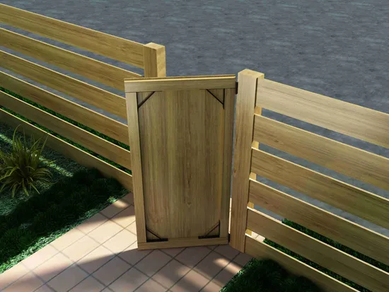 Kit de soporte para puerta Soporte para puerta exterior y bisagras para puerta