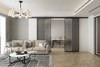 Puerta corrediza de aluminio con kit de herrajes