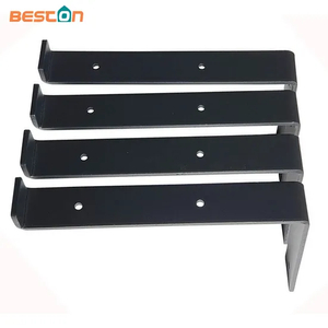 Soporte de estante flotante Soportes de pared industriales en ángulo de hierro