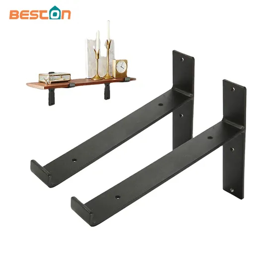 Soportes de pared de metal rústico Soportes para estantes