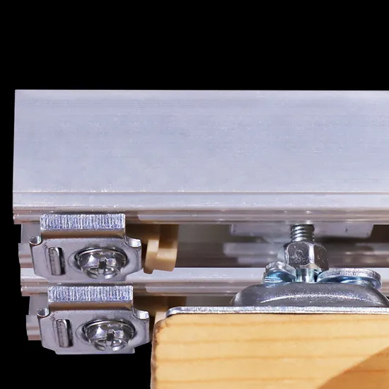 Polea colgante para puertas corredizas de madera o metal