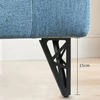 Patas huecas modernas de hierro negro para muebles: diseño único para mesa, sofá y sillón | Proveedor mayorista