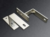 Kit de herrajes para puertas corredizas de granero de doble derivación de acero de níquel cepillado: solución elegante para interiores y armarios modernos