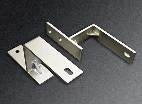 Kit de herrajes para puertas corredizas de granero de doble derivación de acero de níquel cepillado: solución elegante para interiores y armarios modernos