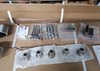 Kit de herrajes para puerta corrediza de granero de acero inoxidable 304 | Acabado cromado para puertas de madera | Soluciones comerciales y para interiores de servicio pesado
