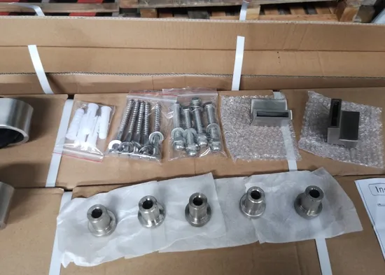 Kit de herrajes para puerta corrediza de granero de acero inoxidable 304 | Acabado cromado para puertas de madera | Soluciones comerciales y para interiores de servicio pesado