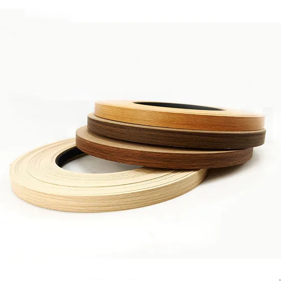 Muebles de cocina, madera contrachapada decorativa, bandas de borde de PVC de plástico, cinta, ribete para muebles