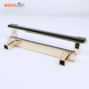 Manija de gabinete elegante, tirador de puerta de aluminio corredizo Vintage plateado