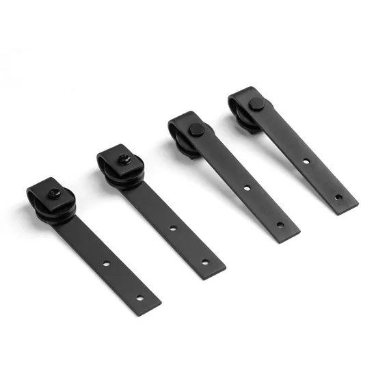 Kit de herrajes para puerta doble corredera Mini Barn para armario, caja y armario