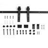 Kit moderno de herrajes corredizos para puerta de Granero, precio asequible, acero resistente para puertas interiores de 80 pulgadas