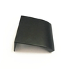 Manija de aluminio del gabinete del perfil del borde de la puerta de la cocina del acabado del color cepillado negro mate