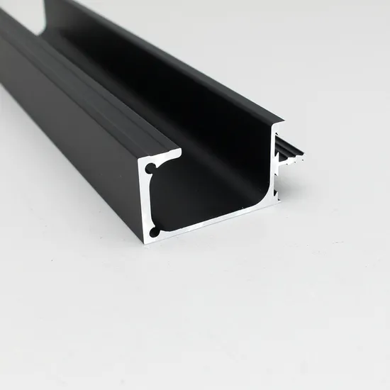 Manijas ocultadas del borde de la forma del gabinete del armario de la cocina del tirón del perfil de los materiales de aluminio de G