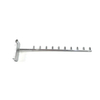Gancho de malla para colgar exhibición de alambre de Metal de pared de rejilla de accesorios convenientes para tienda de ropa