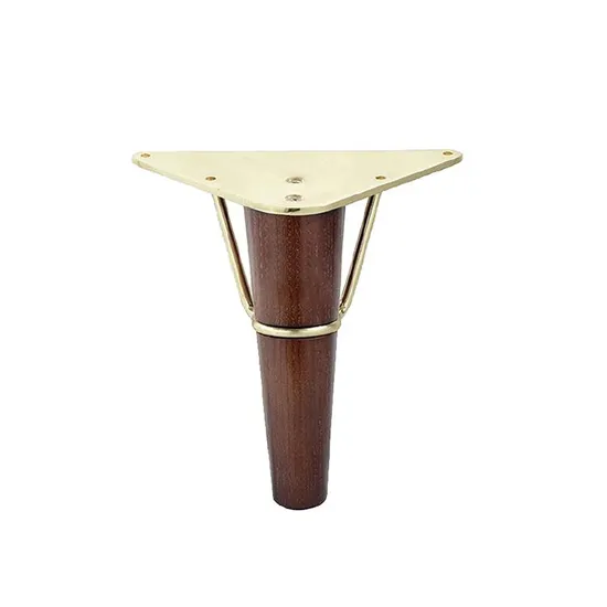 Patas asequibles para muebles de madera maciza: estructura de metal para mesas y sofás