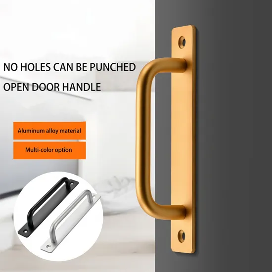 Manija de aluminio para gabinete, manija de puerta corredera para puerta de balcón, de vaivén