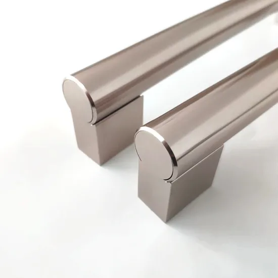 Tiradores de aluminio para gabinete de champán, perfil de cocina, tiradores de cajón de gabinete de Granero