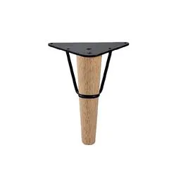 Patas de sofá de madera asequibles de alta calidad: estructura de metal, diseño elegante para cenar