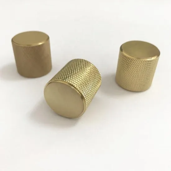 Cajón de gabinete de alta calidad de lujo, tirador moleteado de latón dorado de 160mm