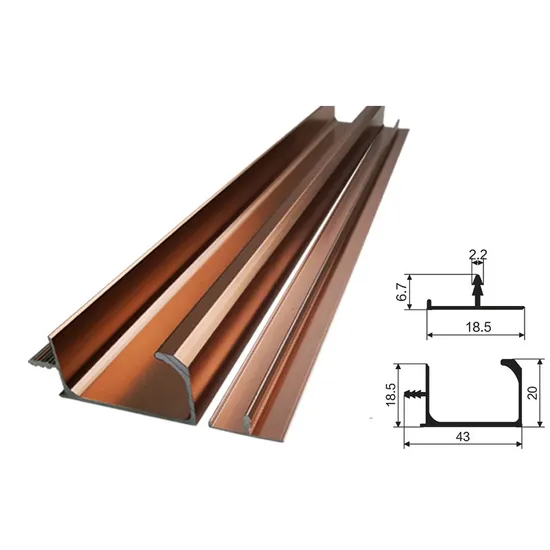 Tirador de perfil G de aluminio, tiradores invisibles para borde de puerta de armario de cocina, armario