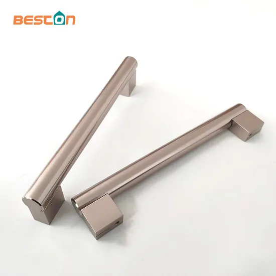 Tiradores de aluminio para gabinete de champán, perfil de cocina, tiradores de cajón de gabinete de Granero