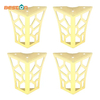 Patas de sofá de acero cónico de lujo moderno en cromo/oro – Soporte para camas, armarios y sofás