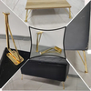 Patas modernas para muebles doradas de 6' (paquete de 4): mejoras elegantes para gabinetes, tocadores y muebles de sala