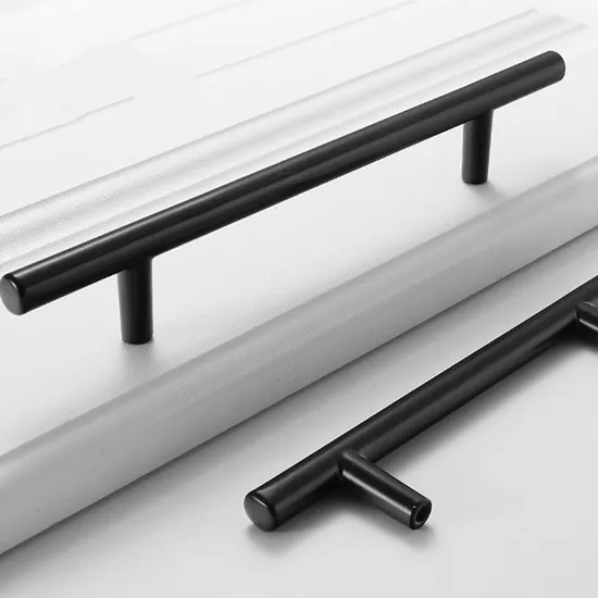 Tiradores para cajones de armario de cocina, tirador negro para muebles, contenedor, taza