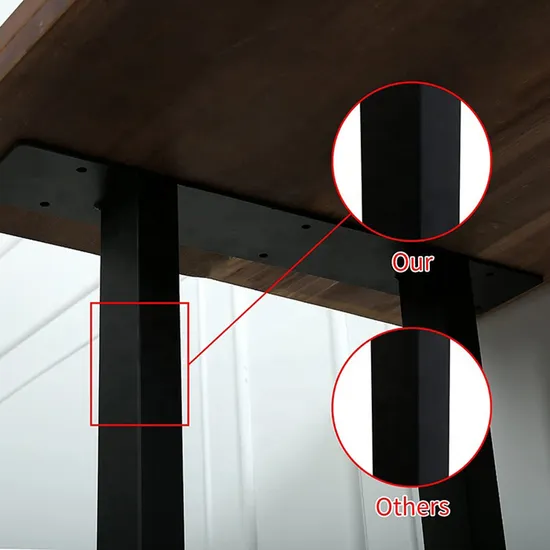 Muebles de restaurante Patas de banco de metal Patas de mesa