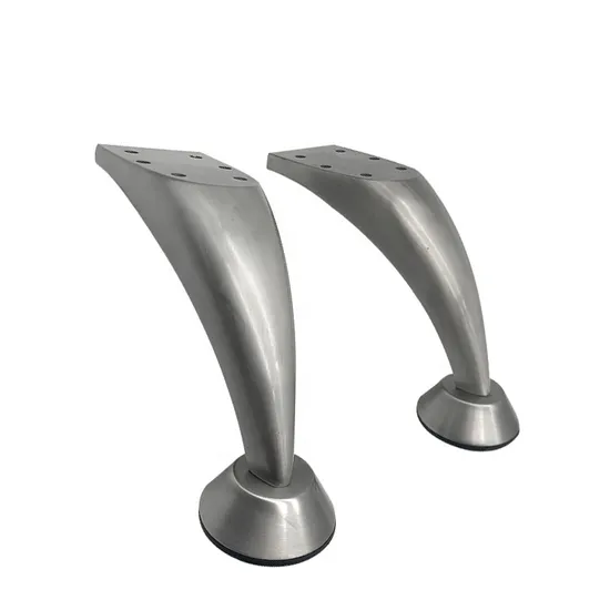 Patas de sofá modernas de acero galvanizado para muebles: resistentes y fáciles de instalar