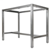 Escritorio de oficina moderno, mesa de comedor para ordenador portátil, marco de mesa de acero