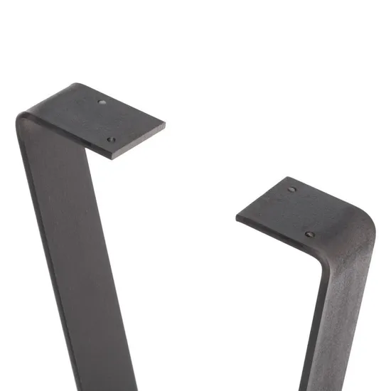 Patas de metal de mesa de hierro en forma de V de estilo industrial de nuevo diseño