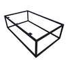Pata de mesa de silla cromada de metal moderno
