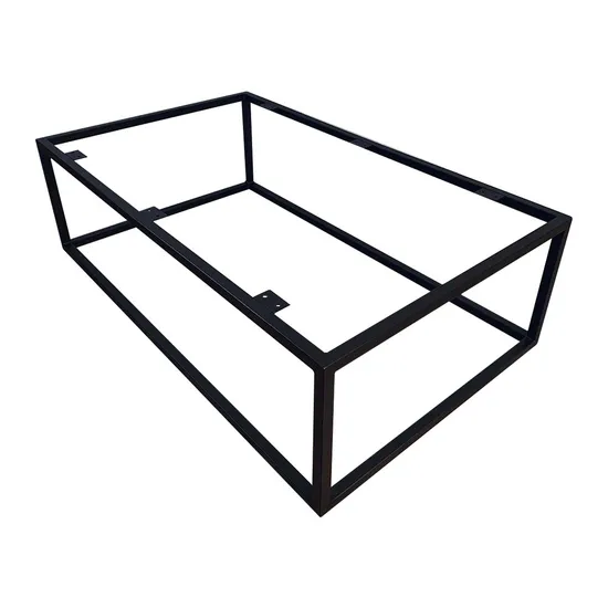 Pata de mesa de silla cromada de metal moderno