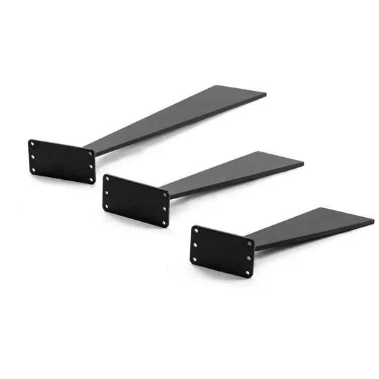 Fabricantes de patas de mesa de comedor negras planas con recubrimiento en polvo de nuevo diseño