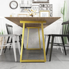 Muebles al por mayor de metal para mesa de comedor X patas para mesa