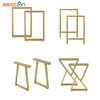 Muebles al por mayor de metal para mesa de comedor X patas para mesa