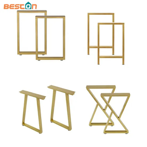 Muebles al por mayor de metal para mesa de comedor X patas para mesa