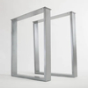 Pata de mesa de metal, patas de mesa de muebles de moda simples de acero inoxidable cuadradas