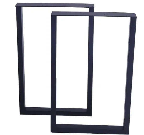 Patas de mesa de escritorio de banco, base de metal para mesas de comedor de café